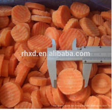 Rebanadas de zanahorias congeladas frescas venta caliente de China